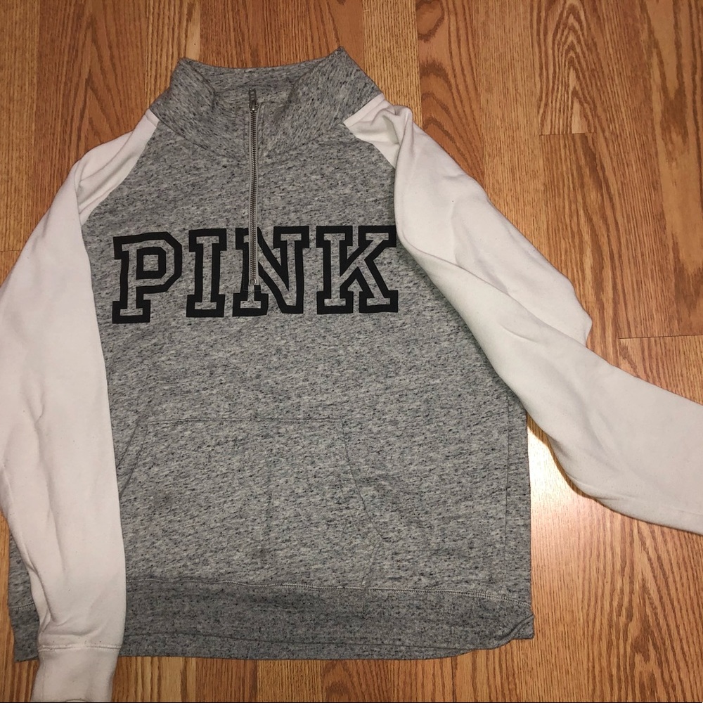 Half Zip pull over sweater from Pink.